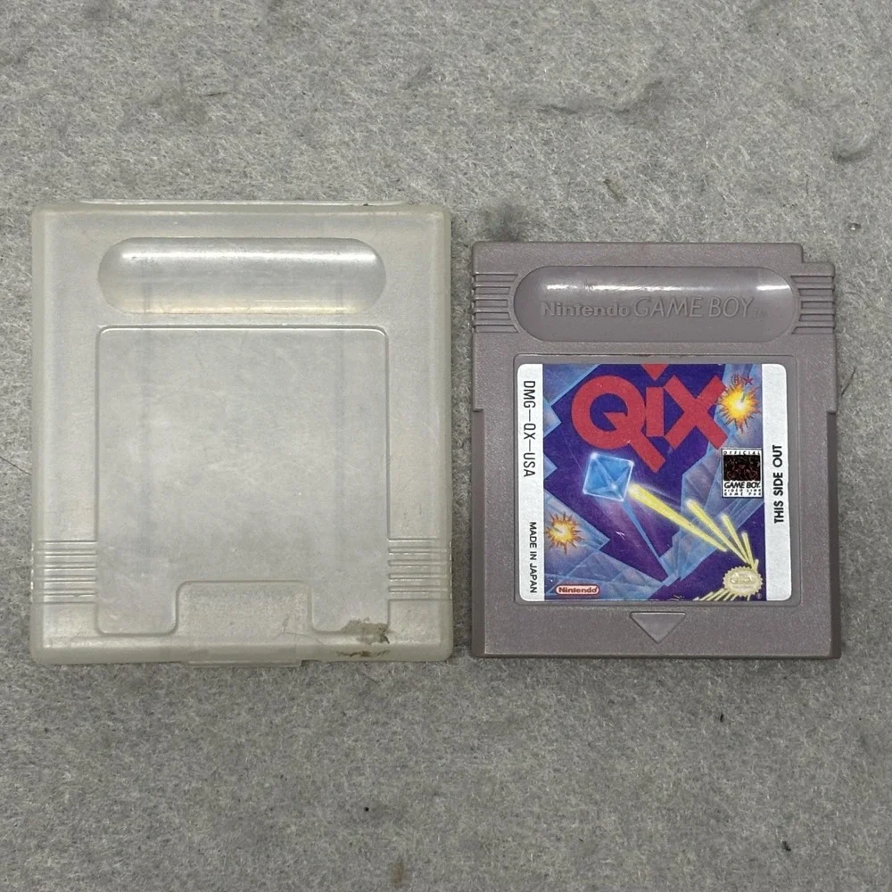 Qix Nintendo Game‎ Boy Video Game Cartridge DMG-QX-USA With Case Japan Game